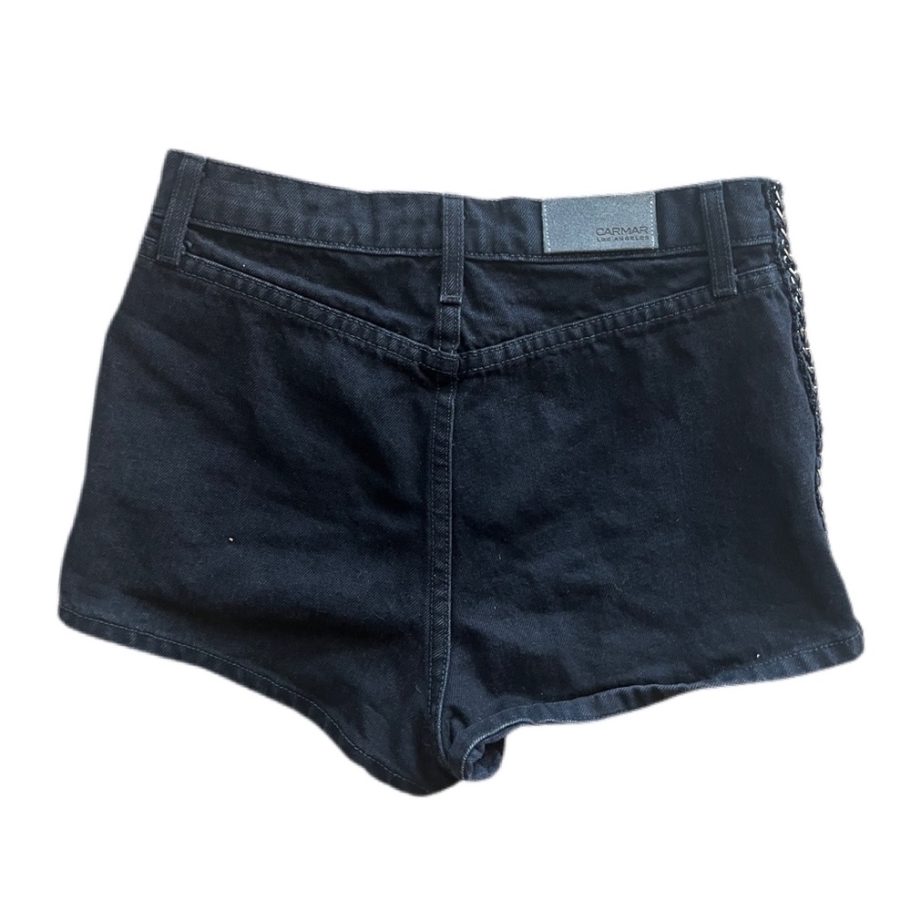 Carmar Titania High Rise Shorts Black with Chains - size 25 - Picture 2 of 6